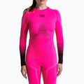 Felpa termica donna X-Bionic Invent Graphics LS fluo pink/x white
