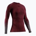 Felpa termica donna X-Bionic Invent Graphics LS oxide red/x black 10