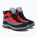 Scarponi da trekking Dolomite Steinbock WT GTX grigio peltro/rosso fuoco per bambini 4