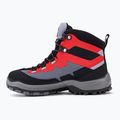 Scarponi da trekking Dolomite Steinbock WT GTX grigio peltro/rosso fuoco per bambini 9