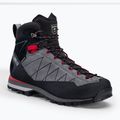 Scarponi da arrampicata Dolomite Crodarossa High GTX da uomo grigio canna di fucile/rosso fuoco