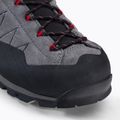 Scarponi da arrampicata Dolomite Crodarossa High GTX da uomo grigio canna di fucile/rosso fuoco 7