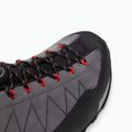 Scarponi da arrampicata Dolomite Crodarossa Low GTX da uomo grigio canna di fucile/rosso fuoco 7