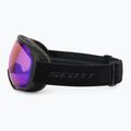 Maschera da sci SCOTT Faze II mineral black/amp illuminator blue chrome 4