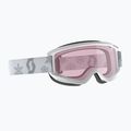 SCOTT Agent bianco/grigio/enhancer occhiali da sci per bambini