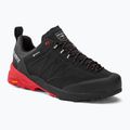 Scarpa da avvicinamento Dolomite Crodarossa Tech GTX da uomo, nero/rosso fuoco