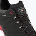 Scarpa da avvicinamento Dolomite Crodarossa Tech GTX da uomo, nero/rosso fuoco 8