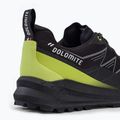 Scarponi da trekking Dolomite da uomo Croda Nera Tech GTX nero/verde lime 8