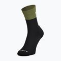 Calze SCOTT Block Stripe Crew nero/verde abete