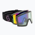 Occhiali da sci SCOTT React nero/verde aurora/enhancer teal chrome/pro green
