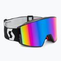 SCOTT React mineral nero/bianco/enhancer teal chrome/pro green occhiali da sci 2