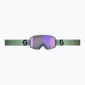 SCOTT Shield LS morbido verde/nero/blu chiaro cromato occhiali da sci 2