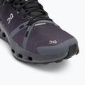 Scarpe da corsa da donna On Cloudsurfer Trail Waterproof nero/eclipse 7