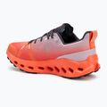 Scarpe da corsa impermeabili da donna On Running Cloudsurfer Trail malva/flame 3