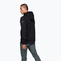 Felpa con cappuccio con zip On Running da uomo, nero 3