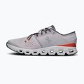 Scarpe da corsa On Cloud X 4 argento/fiamma da uomo 11