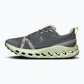 Scarpe da corsa On Cloudsurfer Trail da uomo in ferro/lima 10