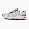 Scarpe da corsa da donna On Running Cloud X 4 argento/flame 10