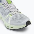 Scarpe da trail running On Cloudsurfer da donna, frost/lima 7