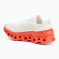 Scarpe da corsa On Cloudmonster bianco/fiamma da donna 3