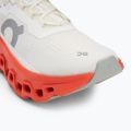 Scarpe da corsa On Cloudmonster bianco/fiamma da donna 7
