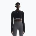 Maglia a maniche lunghe da donna per allenamento On Train Crop black