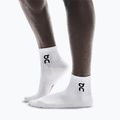 On Logo Sock Mid 3 paia bianco 5