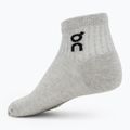 On Running Logo Sock Mid 3 paia grigio erica 2