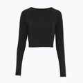 Maglia a maniche lunghe da donna per allenamento On Running Studio Long-T Crop black 7