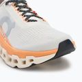 Scarpe da corsa On Cloudmonster 2 da donna, avorio/tangerine 7