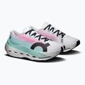 Scarpe da corsa donna On Cloudboom Max white/celeste 3