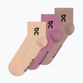 Calze On Logo Sock Mid 3 pack sherbet/rhodonite