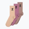 Calze On Logo High 3 pack sherbet/rhodonite