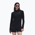 Felpa da corsa donna On Core 1/4 Zip black