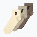 Calze On Logo Sock Mid 3 pack hare/brume