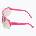 Occhiali da sole SCOTT Sport Shield LS rosa acido/grigio sensibile alla luce 4