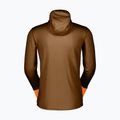 Felpa SCOTT Defined Light Hoody da uomo con cappuccio marrone/arancio lampeggiante 2