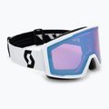 Maschera da sci SCOTT Factor Pro LS mineral white/black amp ls blue chrome