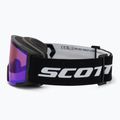 Maschera da sci SCOTT Shield mineral black/white & illuminator blue chrome 4