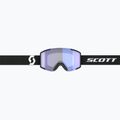 Maschera da sci SCOTT Shield mineral black/white & illuminator blue chrome 2