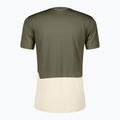 Maglietta da corsa uomo SCOTT Endurance Tech hay green/cotton white 2