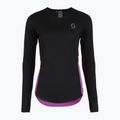 Maglia a maniche lunghe da corsa donna SCOTT Endurance Tech nero/viola liquido