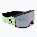 Maschera da sci SCOTT Ambit Compact glow green/amp lavender chrome