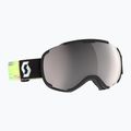 Maschera da sci SCOTT Faze II black/neon yellow/amp silver chrome