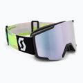 Maschera da sci SCOTT Shield black/neon yellow/amp lavender chrome
