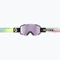 Maschera da sci SCOTT Shield black/neon yellow/amp lavender chrome 2