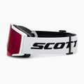 Maschera da sci SCOTT Shield mineral white/black/amp red chrome 4