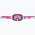 Maschera da sci per bambini SCOTT Witty SGL neon pink/enhancer 2