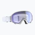 Maschera da sci SCOTT Unlimited II OTG mineral white & illuminator blue chrome
