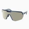 Occhiali da sole SCOTT Sport Shield metallic blue/amp white chrome